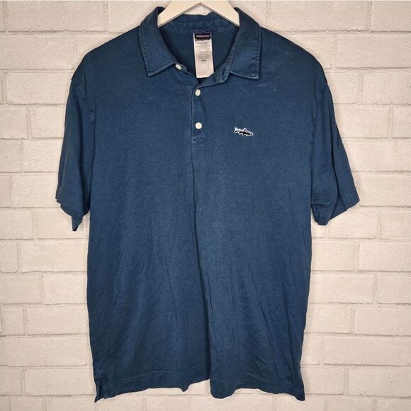 Patagonia Other - Patagonia Blue Organic Cotton Lightweight Polo